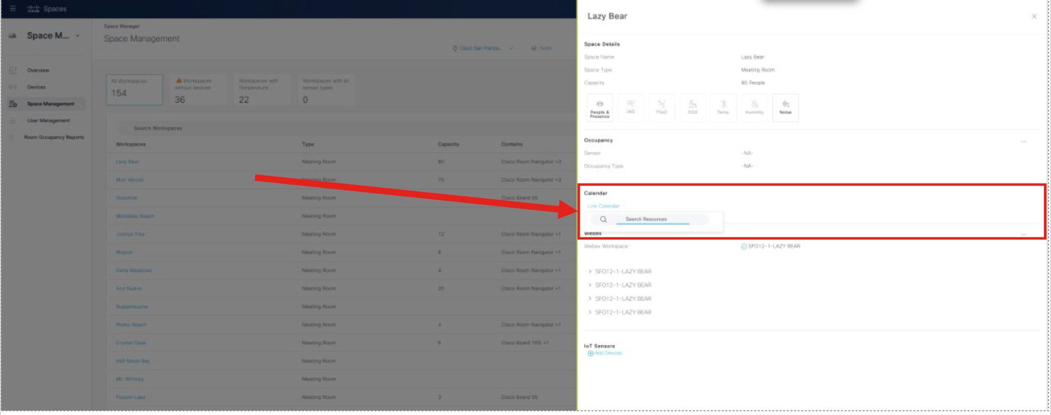 Webex Hybrid Calendar integration configuration screenshot 4